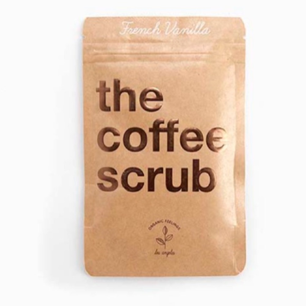 The coffee scrub in French vanilla